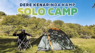 YEŞİLLİKLER İÇİNDE HUZURLU MOTOSİKLET KAMPI - SOLO CAMP ASMR