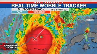 Huracán Milton Boletín 5 p.m. │ El huracán Milton se intensifica y experimenta un gran cambio al sur
