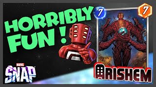 ARISHEM...INSANELY FUN, but I lost... A LOT!! Arishem Day 1 | MARVEL SNAP |