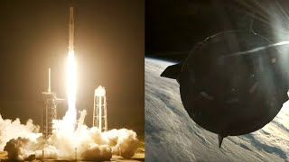 Polaris Dawn launch and Falcon 9 first stage landing