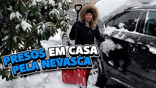 FICAMOS TRANCADOS EM CASA POR CAUSA DA NEVE 🥶 | VLOG