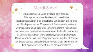 🌟☀️ Horoscope lunaire : mardi 6 avril 2021