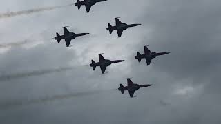 Patrouille Suisse: Training und Präzision in Lachen