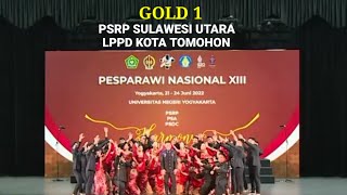 Gold 1 PSRP Sulawsesi Utara LPPD Kota Tomohon-Pesparawi Nasional   XIII 2022