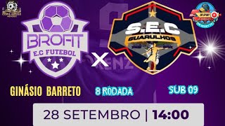 8ª RODADA DA COPA ARUJA MENORES 2024  DIA 28 DE SETEMBRO DE 2024 AS 14:00 BROFIT E.C FUTEBOL vs SEC