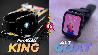 Which Is Worth ? 🤔 Fire boltt King Vs Alt Goat Smartwatch 🔥