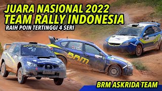 JUARA NASIONAL INDONESIA RALLY TEAM 2022 BRM ASKRIDA