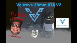 Voltrove V2 30mm RTA "Mini"/ Review, Breakdown, Build and Wicking