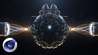 Разбор эффектной Sci-fi cцены в Cinema 4D