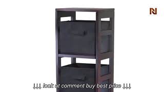 Winsome Capri 4 Section N Storage Shelf with 4 Foldable Baskets 92241