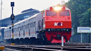 Lokomotif Merah Biru ke JAKARTA‼️ Indonesian Railways