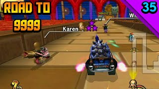 Mario Kart Wii - KAREN BABY!!?? - Kart Road To 9999 VR | Ep. 35