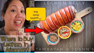 Crispy lechon belly!!! tambayan at joan's  located in Arizona/ Tulo Laway sa Sarap...