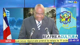 CENTRAFRIQUE COMPTE RENDU DU CONSEIL DES MINISTRES JEUDI 10 OCTOBRE 2024