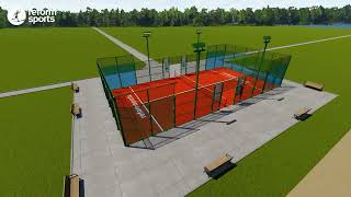 What is the cost of padel field? How many days will it be completed?