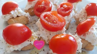 Aperitivo velocissimo: taralli e ricotta