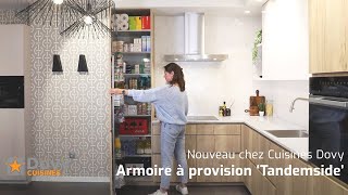 Armoire à provision ‘Tandemside’, avec des étagères sur la porte | Cuisines Dovy