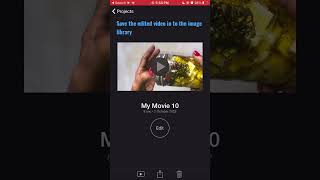 How to edit a YouTube short in iOS iMovies #shorts #ios #mobile