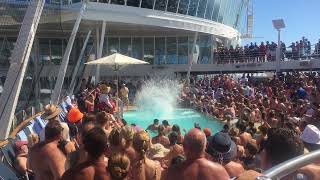 Belly Flop Contest Symphony Of The Seas Cruise Ship