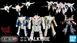 [4K] BANDAI Hi-METAL R The Super Dimension Fortress MACROSS 超時空要塞 マクロス 반다이 하이메탈 R 마크로스 VF-1A & 1J