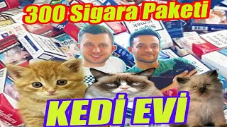 Kedi Evi Nasıl Yapılır - Sigara Paketlerinden Kedi Evi Yaptık