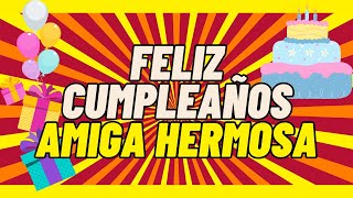 ✅Palabras de FELIZ CUMPLEAÑOS para una AMIGA💌Con imágenes y un mensaje bonito #felizcumpleañosati