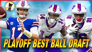 PLAYOFF BEST BALL DRAFT | UNDERDOG FANTASY FOOTBALL