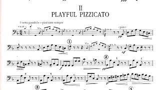 Britten: Simple Symphony - 2. Playful Pizzicato cello part