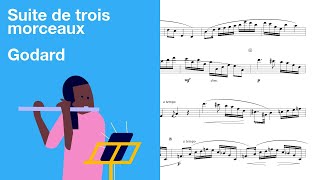 Godard - Suite de trois morceaux Op.116 - 2. Idylle [Flute Sheet Music]