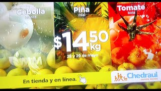 Ofertas Chedraui Martimiércoles de frutas y verduras 28 y 29 de mayo 2024