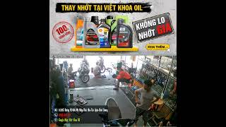 Thay nhớt chính hãng tại Việt Khoa Oil #Vietkhoaoil #baoduongxe