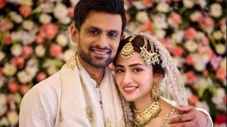 Sana Javed and Shoaib Malik on her 2nd wedding day | Sania Mirza| Shoaib Malik| Sana Javed #showbiz