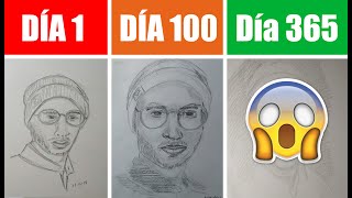 Dibujo SIN PARAR durante UN AÑO 💪 Crecimiento personal y psicología para artistas