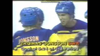 Olympic ice hockey 1980 - Finland vs. Sweden (HL)