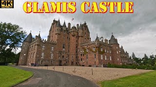 Glamis Castle - Scotland's Most Beautiful Castle - Angus  Part 1 - Walk Exterior