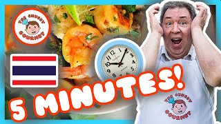 5 MINUTE Delicious Thai Shrimp?! | The Chubby Gourmet