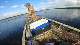 Рыбалка на спиннинг или окунь на блесну! Рыбалка с лодки. Ловим рыбу . Рыбалка 2024