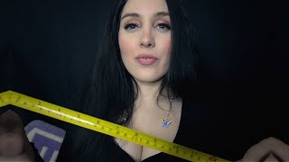 ASMR drawing you // measuring, personal attention