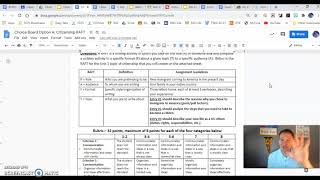 Unit 1 Choice Board Option A - Citizenship RAFT