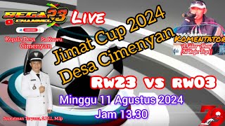 live//rw23 vs rw03⚽8besar//score 3-2 adu pinalti//jimat cup desa cimenyan 2024.