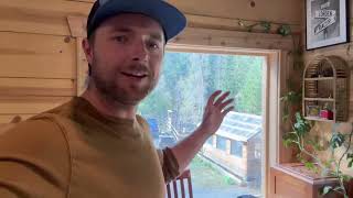 Custom Cedar Window Trim | Mountain Shophouse Cabin