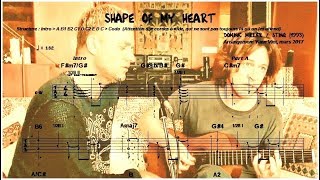 SHAPE OF MY HEART (D.Miller - Sting, 1993 / guitar, arrangement, score & tablature Yann Viet)