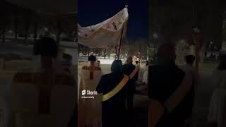 Traditional Catholic Eucharistic Procession in Salt Lake City, UT