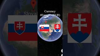 SLOVAKIA 🇸🇰 || Slovak Republic Capital Bratislava || Official Language #Slovak || 3D🗺️📍#shorts