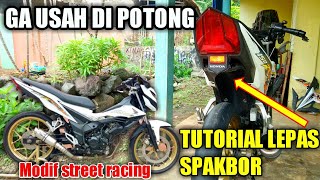 TUTORIAL CARA LEPAS SPAKBOR HONDA SONIC TANPA HARUS D POTONG