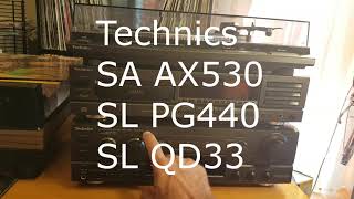 Technics SA AX530 SL PG440 SL QD33 működés közben