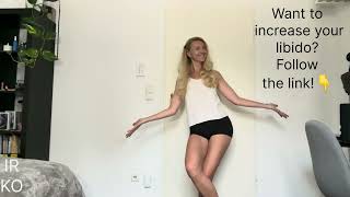 Exercises for the pelvis and thigh muscles | Blonde girl in short shorts dancing | Iryna Kovych