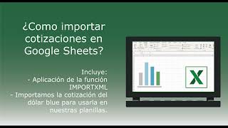 Traer cotizaciones en en vivo con Google Sheets (Dolar Blue) - Investigamos la función IMPORTXML