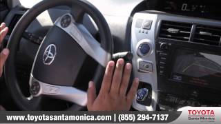 Toyota Santa Monica shows you the park assist features on your Toyota