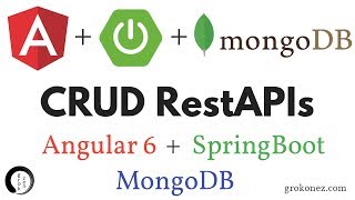 Spring Boot + Angular 6 example | Spring Data + REST + MongoDb CRUD example